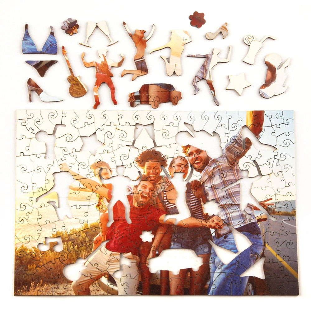 Personalized Friendship Photo Wooden Puzzle - Woodbests