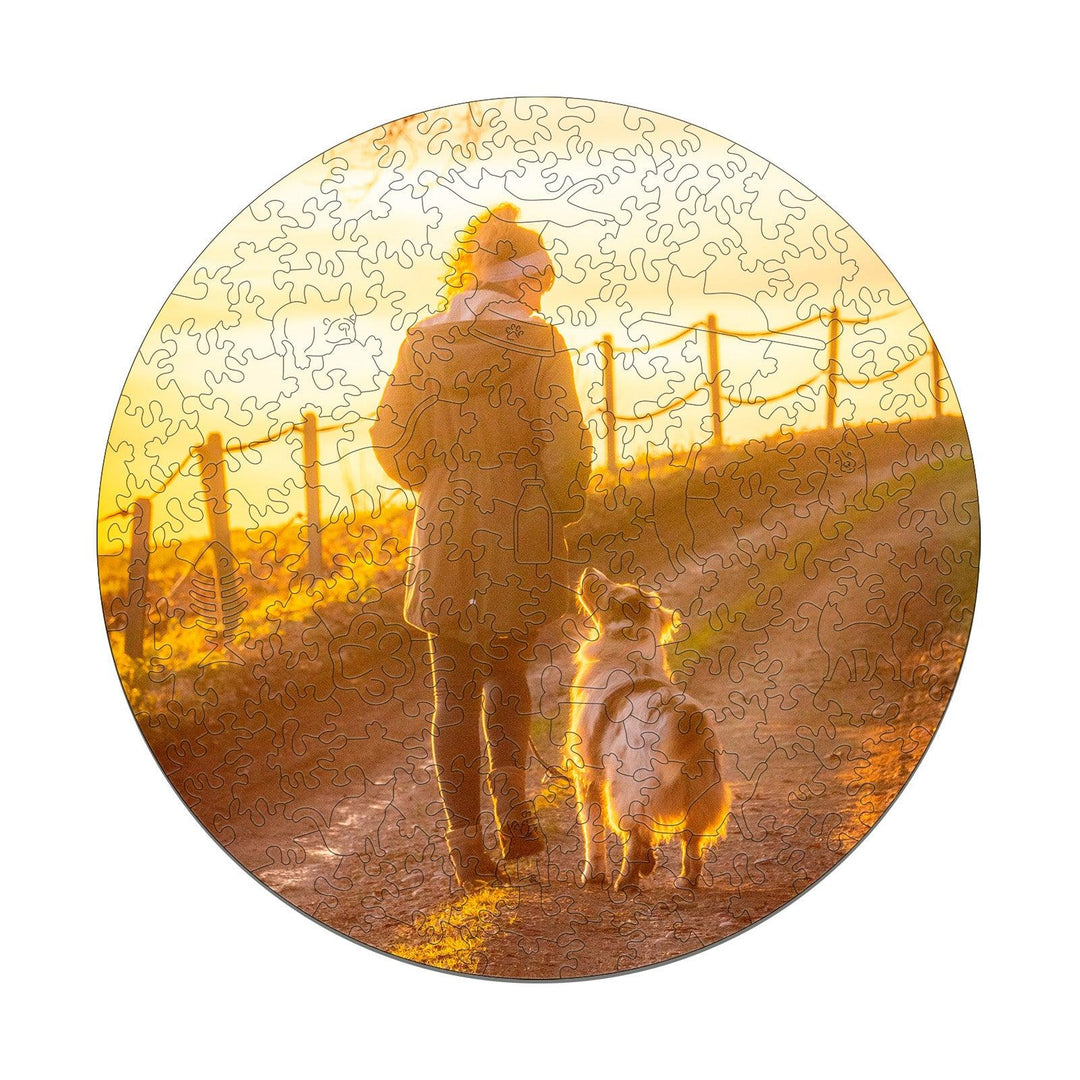 Personalized PET Lover Leisure Time Photo Puzzle - Woodbests