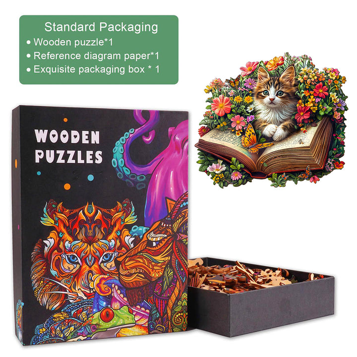 Meow Stories Wooden Jigsaw Puzzle