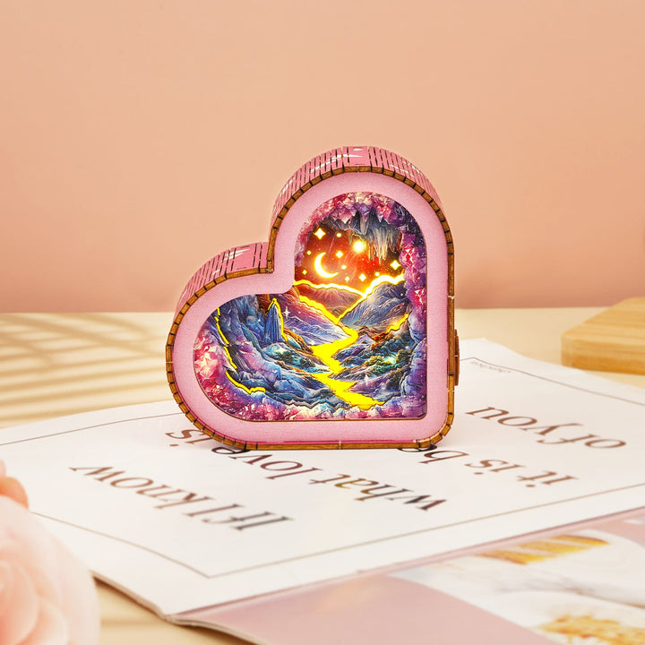 Dreamy Mine Cave Kit - 3D Wooden Puzzle Night Light
