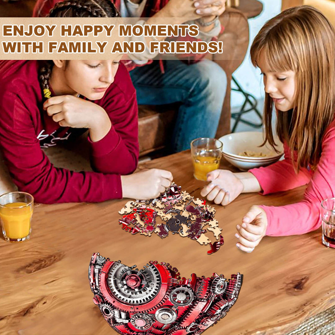 Cyber Apple Wooden Jigsaw Puzzle