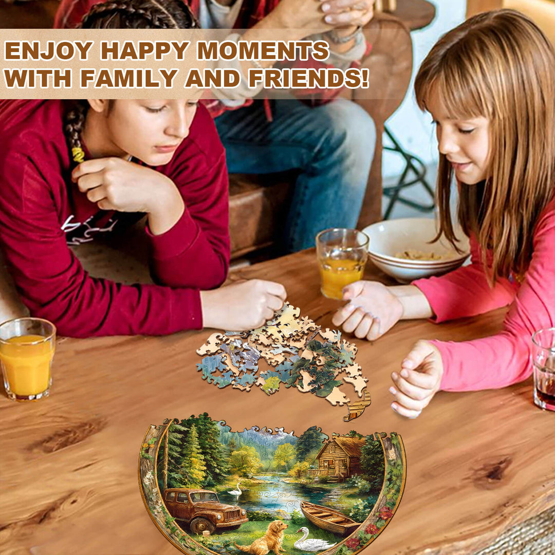 Lakeside Melody Wooden Jigsaw Puzzle