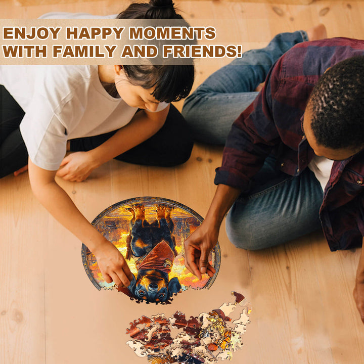 Guardian of the Town Wooden Jigsaw Puzzle