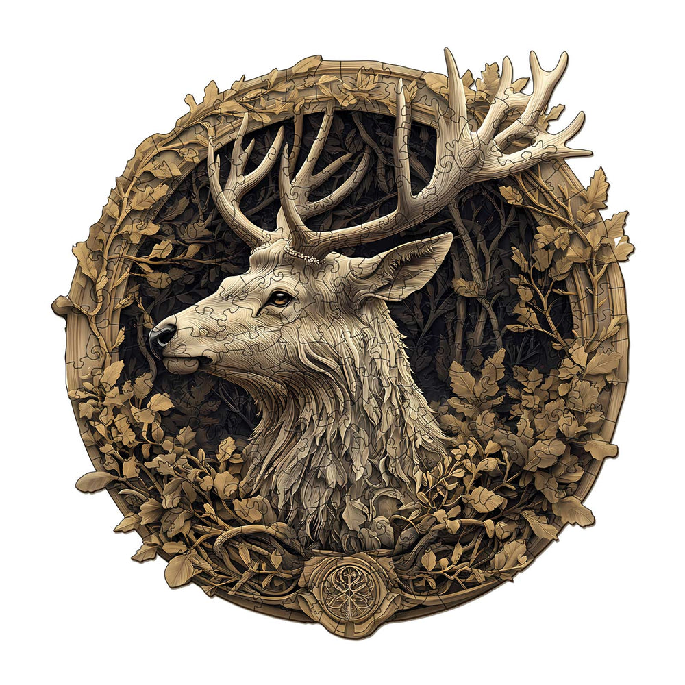 3D Deer Wooden Jigsaw Puzzle - By Woodbests