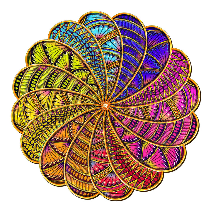 Mandala-4 Wooden Jigsaw Puzzle