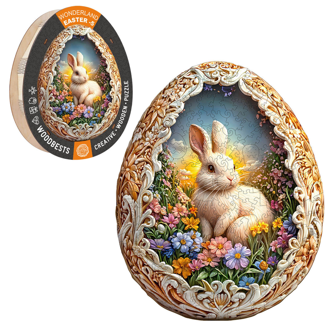 Wonderland Easter-5 Wooden Jigsaw Puzzle
