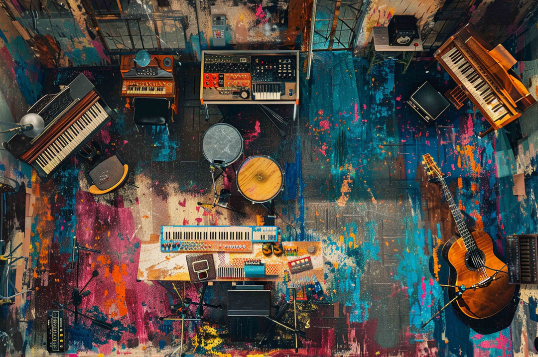Musical Instrument Room 500 / 1000 Piece Puzzle - By Woodbests