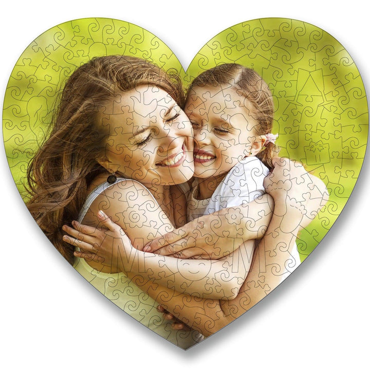 Mother's Memory Personalized Photo Wooden Puzzles - Woodbests