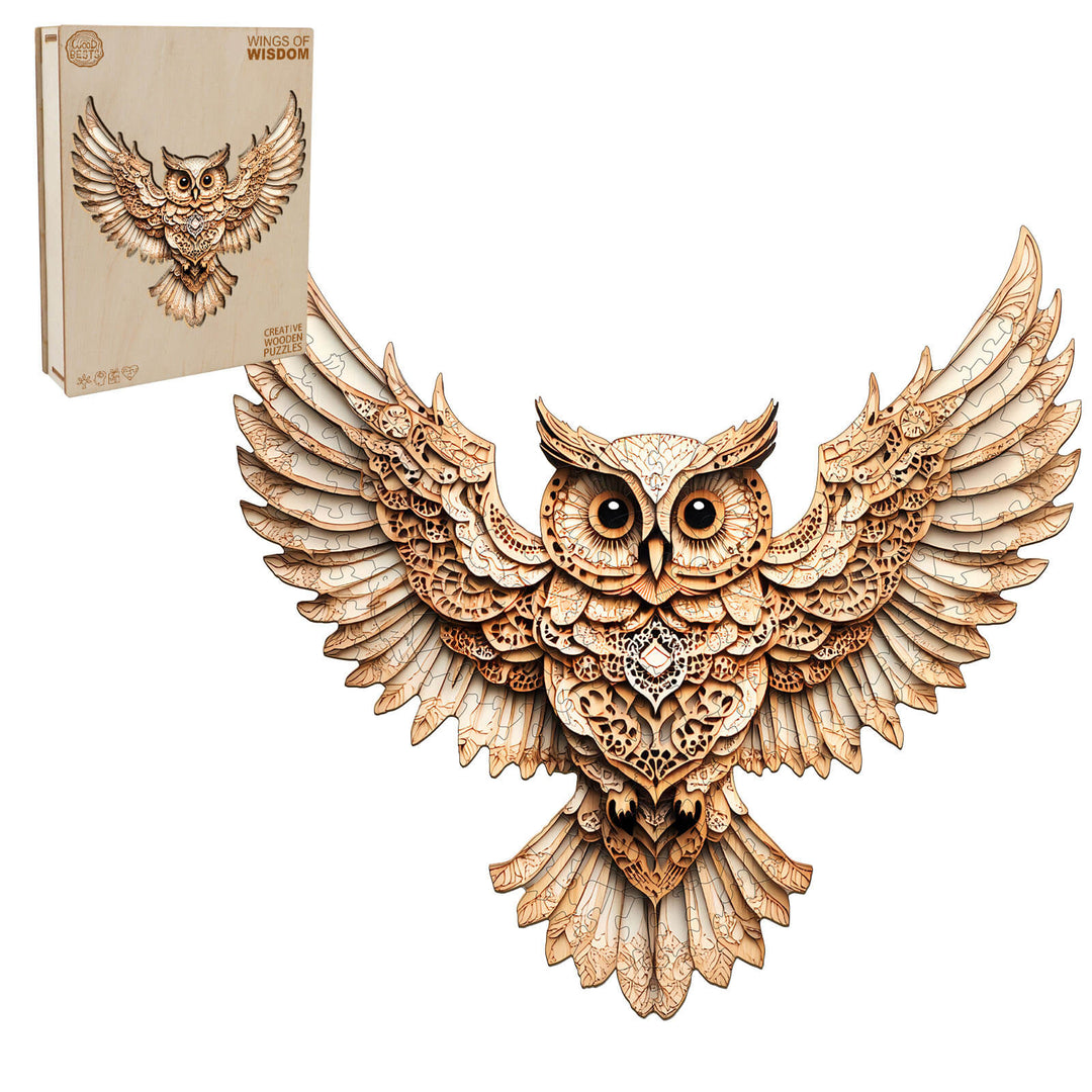 Wings of Wisdom Wooden Jigsaw Puzzle