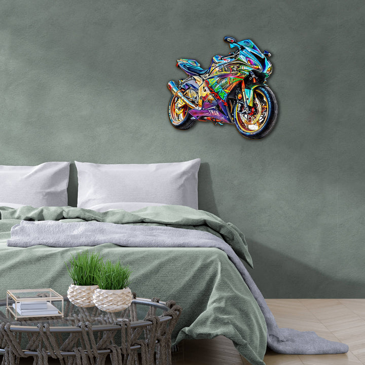 Motorcycle Wooden Jigsaw Puzzle - Woodbests