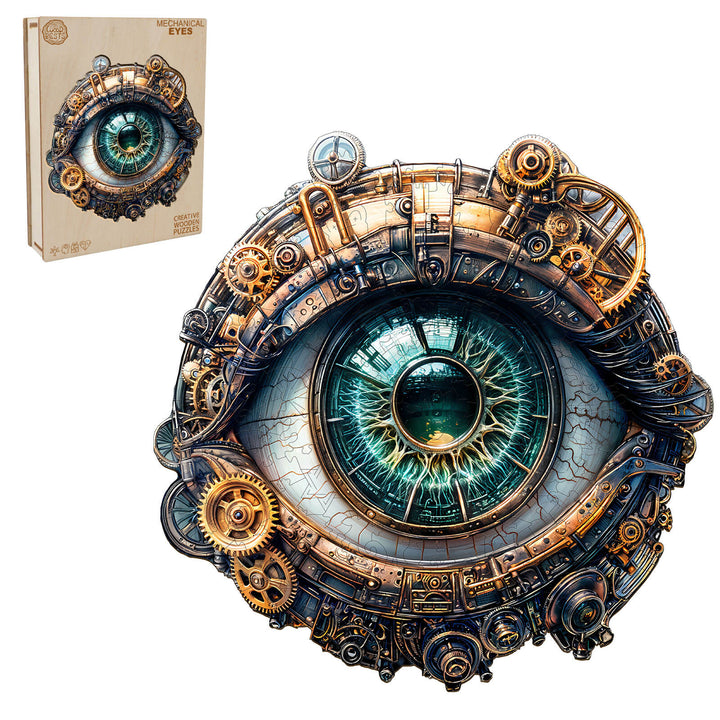 3D Mechanical eyes Wooden Jigsaw Puzzle