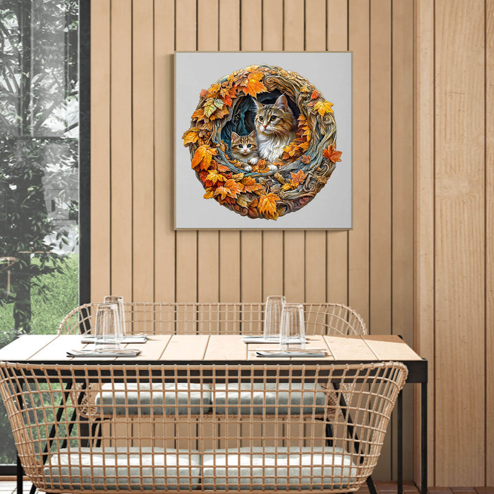 3D cat mom Jigsaw Puzzle