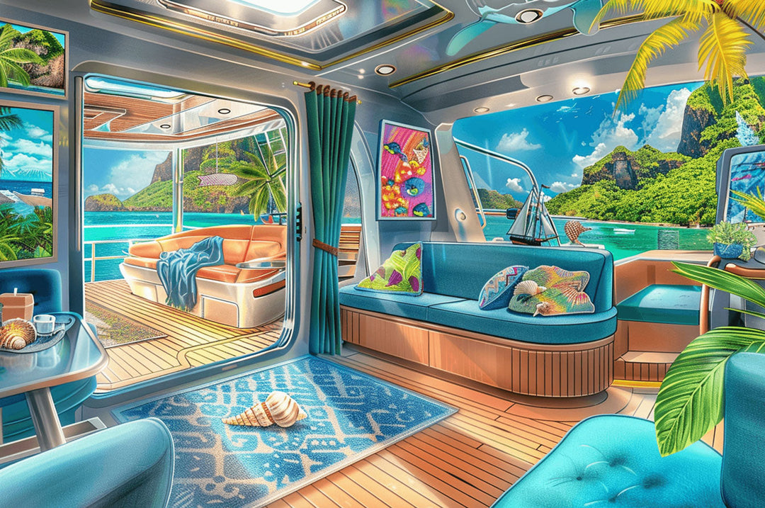 Luxury Yachts 500 / 1000 Piece Puzzle - By Woodbests