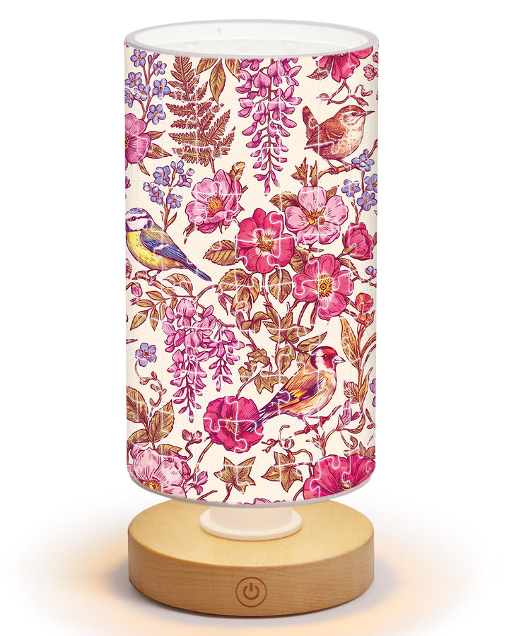 DIY Dimmable Acrylic Cylindrical Puzzle Lamp - Secret Garden Whispers