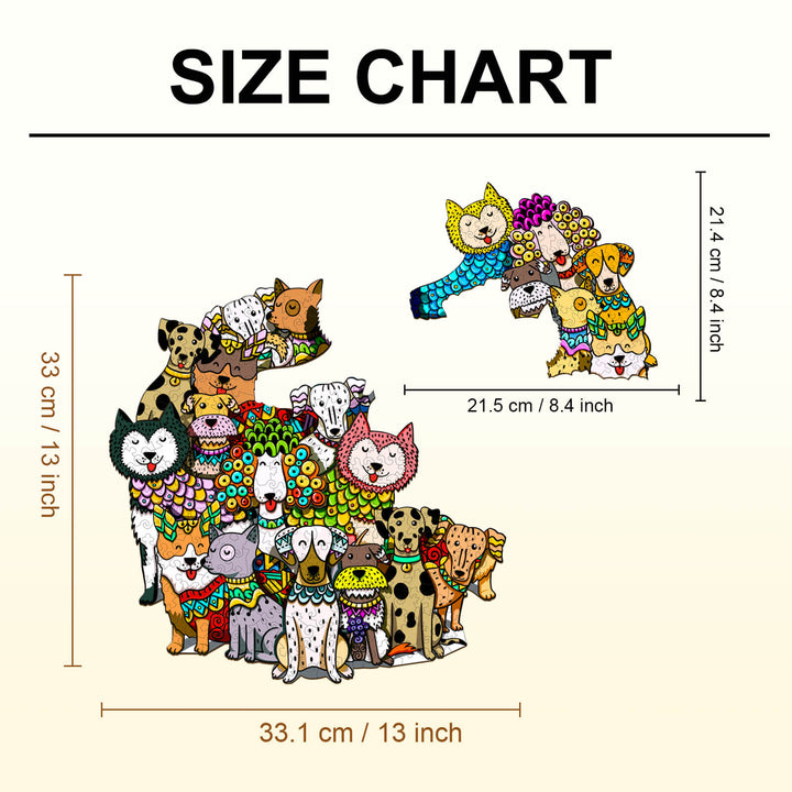 Party Puzzle-Rich Dog