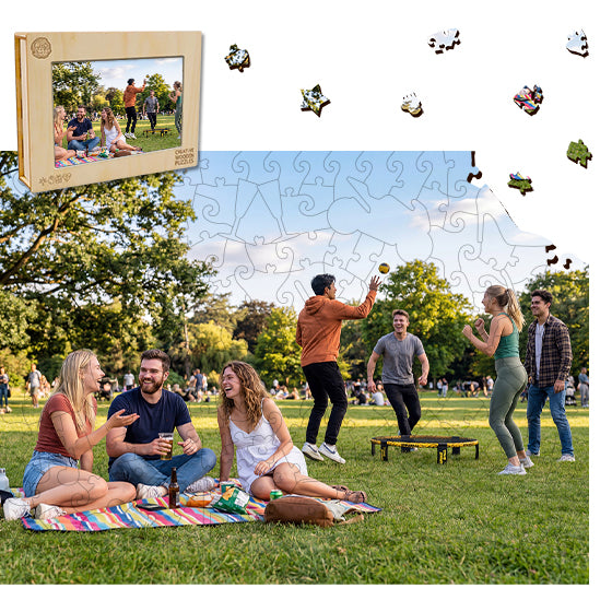 Personalized Photo Wooden Puzzle - Friendship Theme