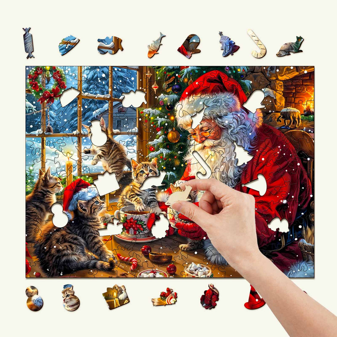 Warm Christmas-2 Wooden Jigsaw Puzzle - Woodbests