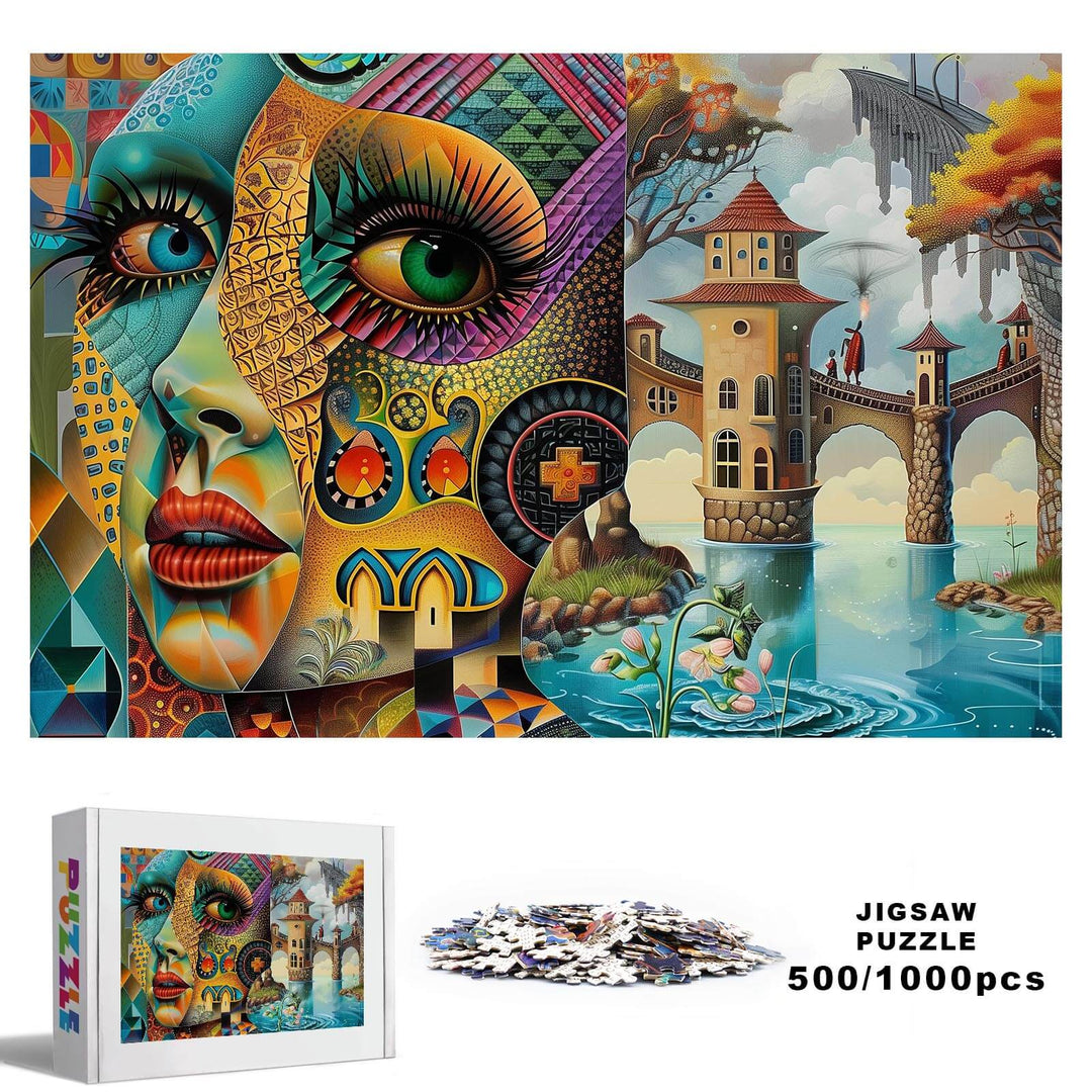Fantasy Land 500 / 1000 Piece Puzzle - Woodbests