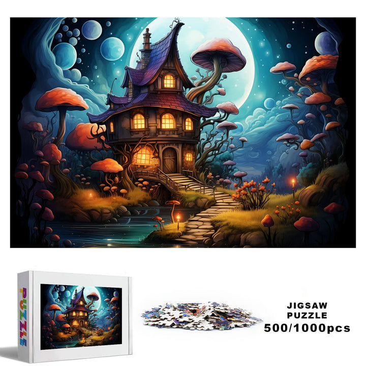 Weird Castle 500 / 1000 Piece Puzzle - Woodbests