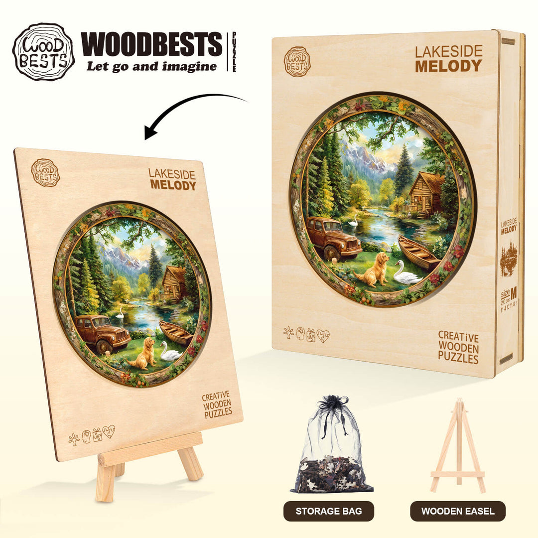 Lakeside Melody Wooden Jigsaw Puzzle