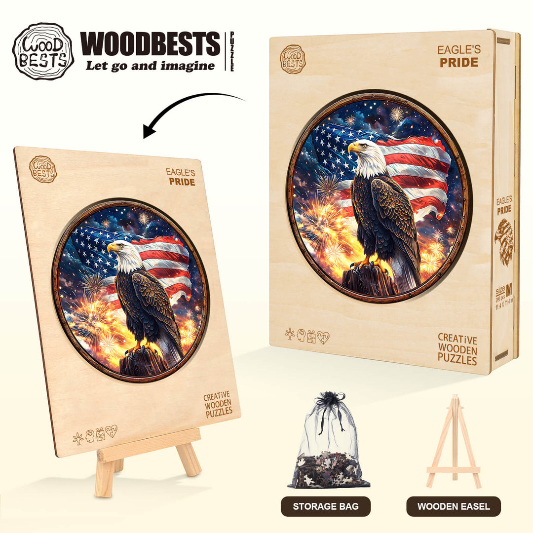 Eagle's Pride Wooden Jigsaw Puzzle