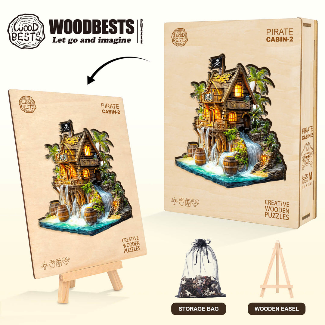 Pirate cabin-2 Wooden Jigsaw Puzzle
