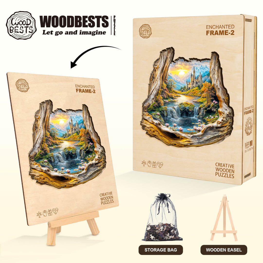 Enchanted Frame-2 Wooden Jigsaw Puzzle