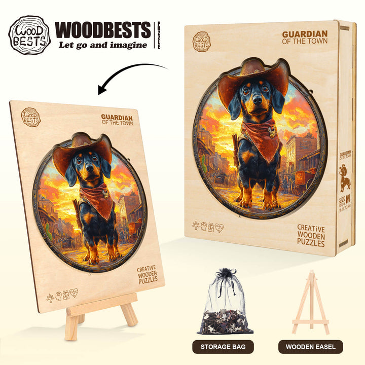 Guardian of the Town Wooden Jigsaw Puzzle