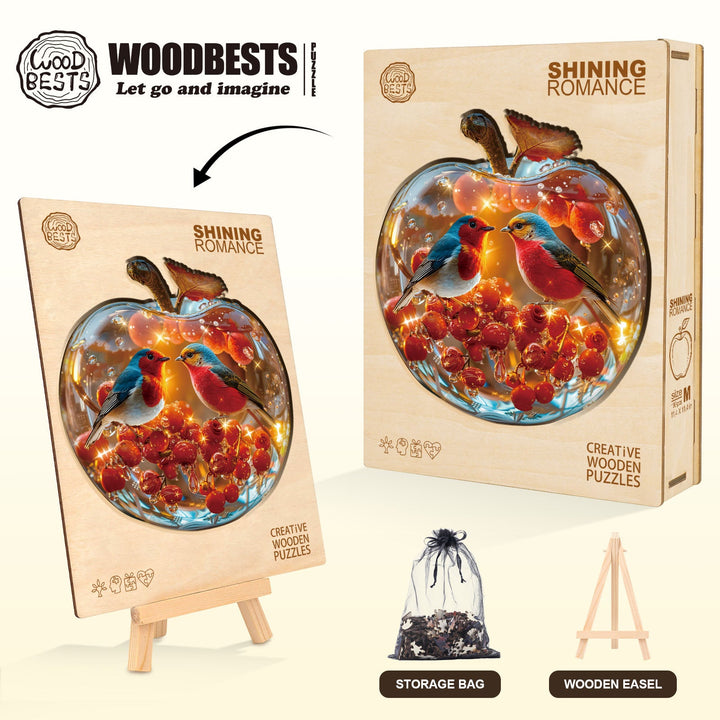 Shining Romance Wooden Jigsaw Puzzle