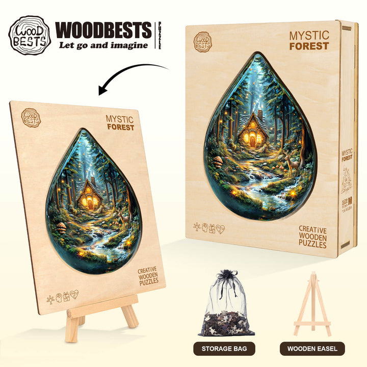 Mystic Forest Wooden Jigsaw Puzzle