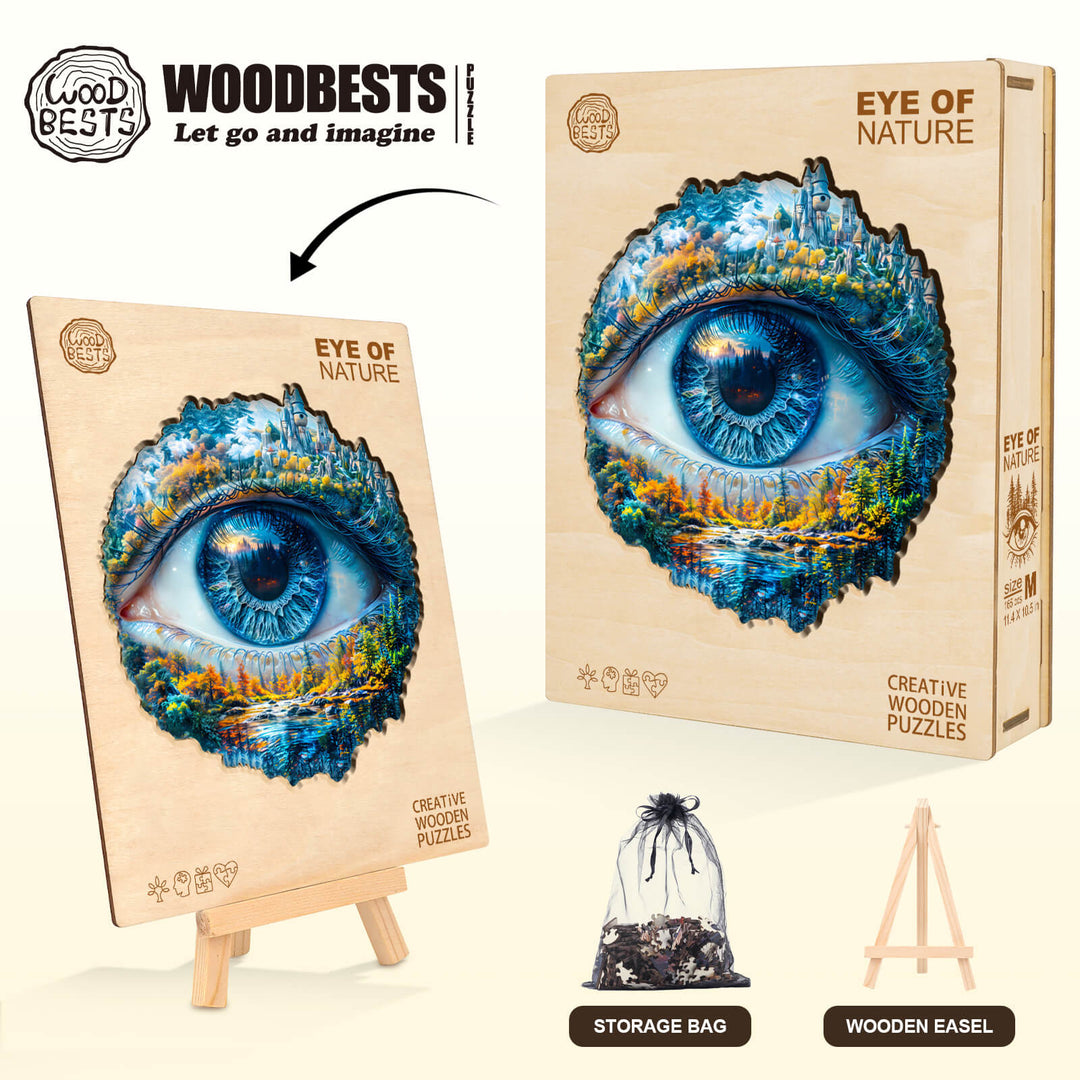 Eye of Nature Wooden Jigsaw Puzzle