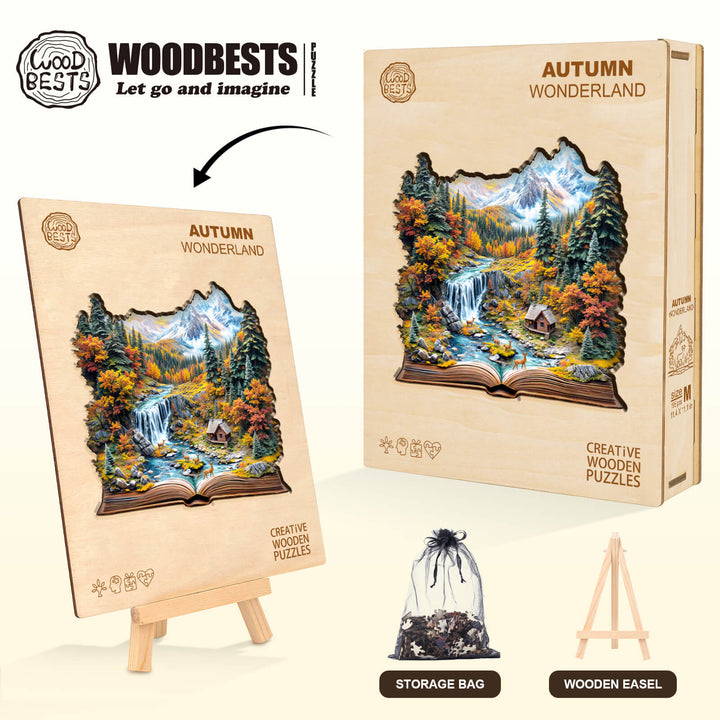 Autumn Wonderland Wooden Jigsaw Puzzle
