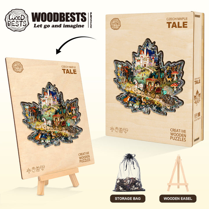 Czech Maple Tale Wooden Jigsaw Puzzle