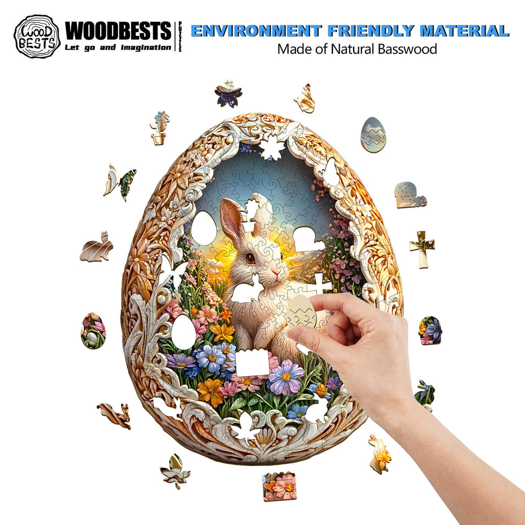 Wonderland Easter-5 Wooden Jigsaw Puzzle