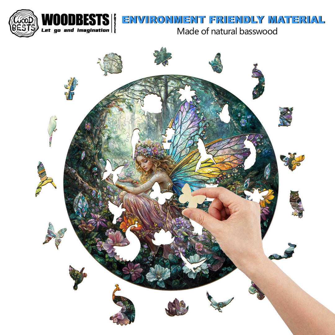 Magic Fairy Wooden Jigsaw Puzzle - By Woodbests