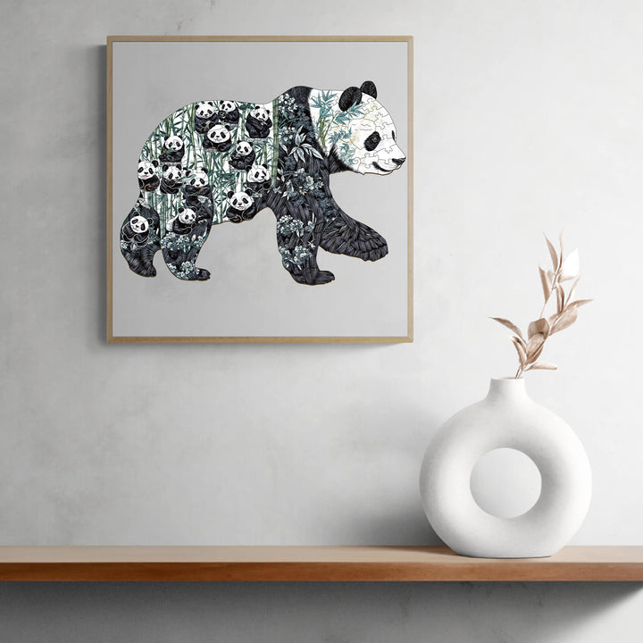Panda Paradise Wooden Jigsaw Puzzle