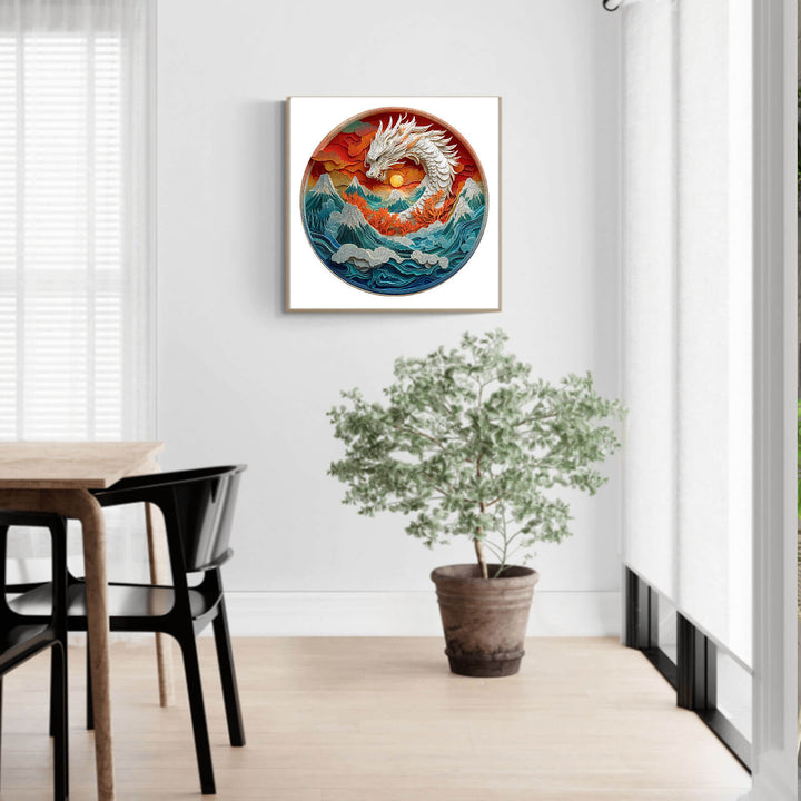 3D Colorful Dragon-2 Wooden Jigsaw Puzzle - By Woodbests