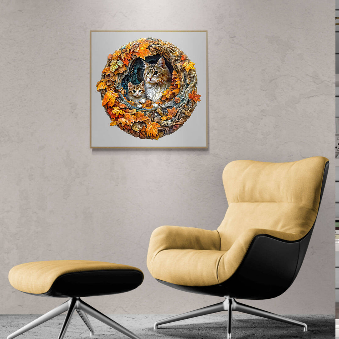 3D cat mom Jigsaw Puzzle