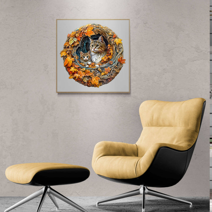 3D cat mom Jigsaw Puzzle