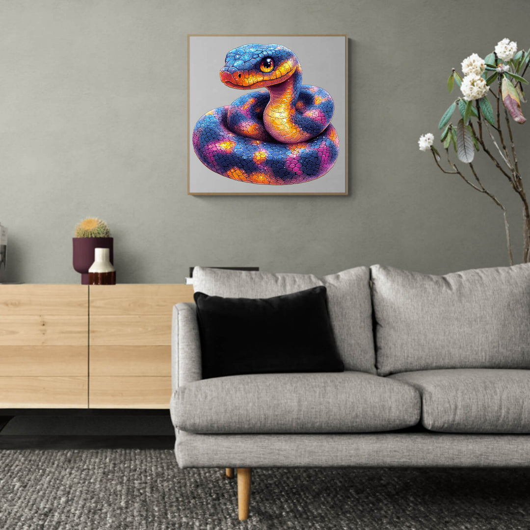Snake Wooden Jigsaw Puzzle - By Woodbests