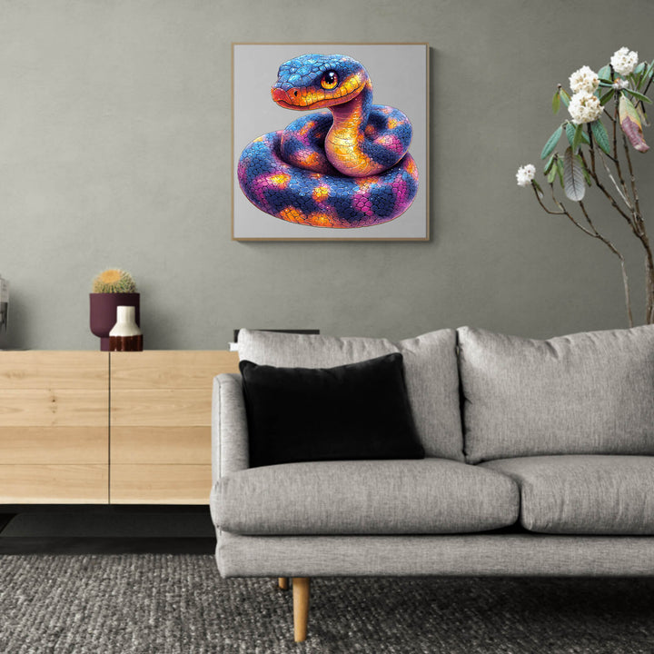 Snake Wooden Jigsaw Puzzle - By Woodbests