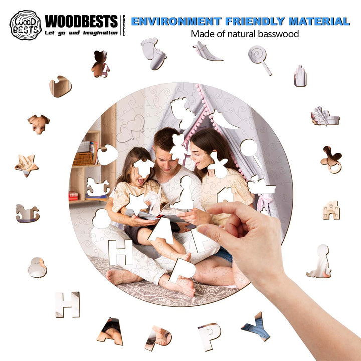 Personalized Photo Wooden Puzzle In Different Shapes and Themes - By Woodbests