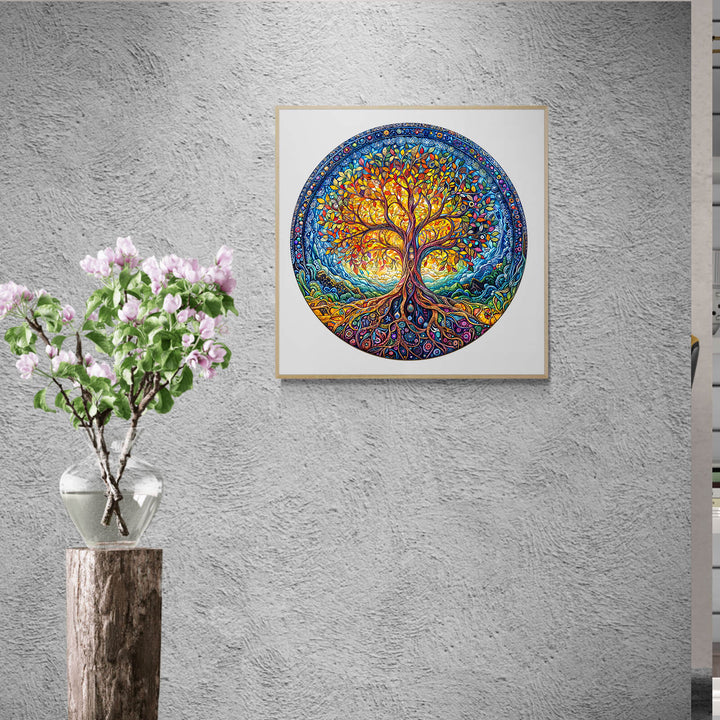 Natural Tree of Life Wooden Jigsaw Puzzle