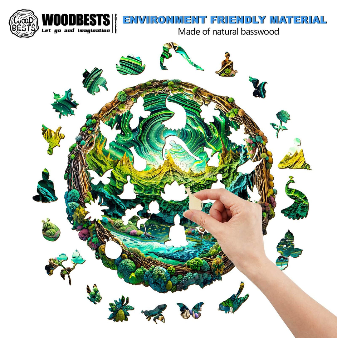 3D Aurora-2 Wooden Jigsaw Puzzle - By Woodbests