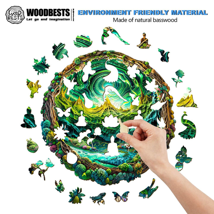 3D Aurora-2 Wooden Jigsaw Puzzle - By Woodbests