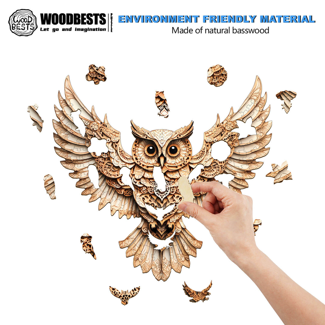 Wings of Wisdom Wooden Jigsaw Puzzle