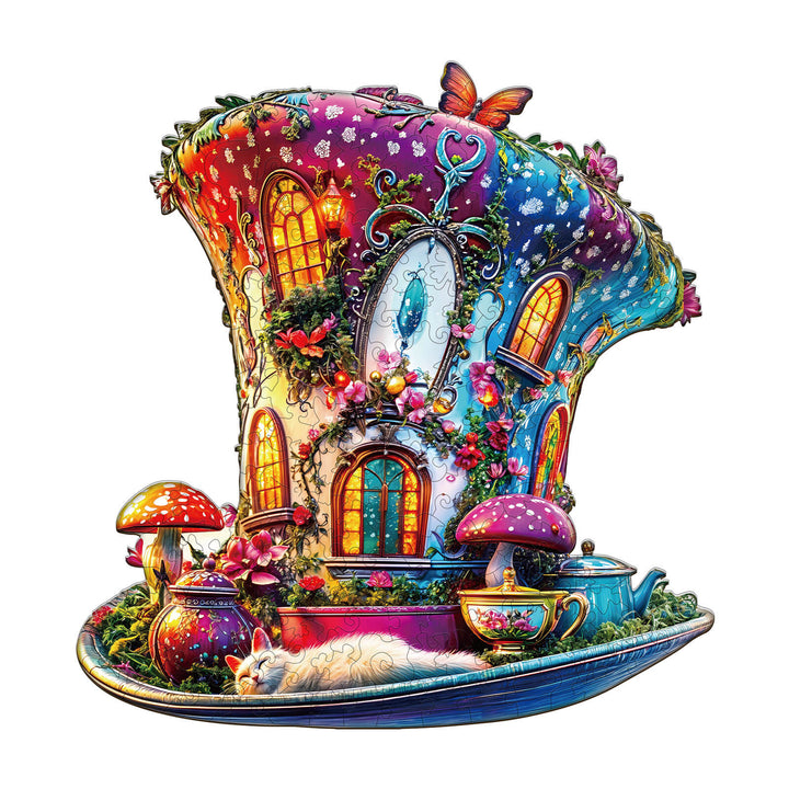 Magic top hat Wooden Jigsaw Puzzle