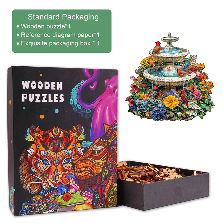 Garden Melody Wooden Jigsaw Puzzle