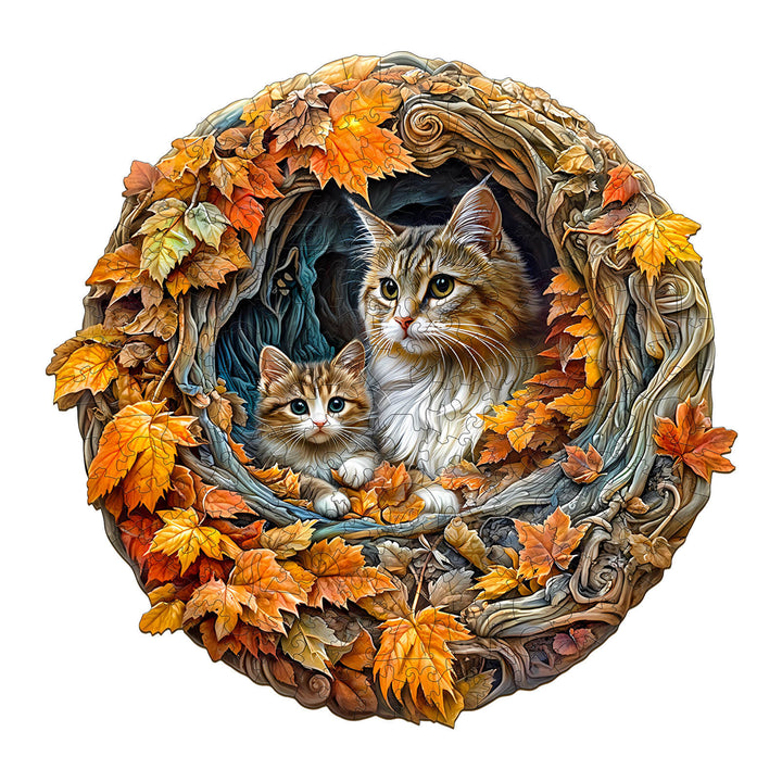3D cat mom Jigsaw Puzzle