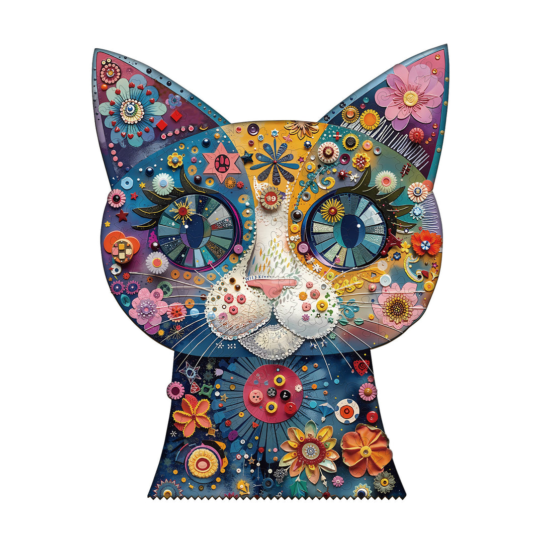 Gemstone Gaze Wooden Jigsaw Puzzle